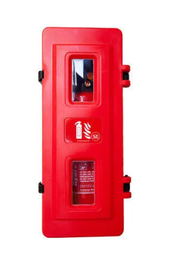 Single Fire Extinguisher Plastic cabinet Suitable 4-6kg DCP or 9L water or 2-3kg Co2 Box Size 700*300*253