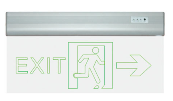 Asenware Suspended LED Acrylic Exit Sign Directional Right AW-EL302-120-DR