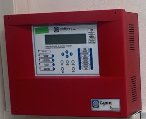 Cofem Lyon Addressable 4 Loop Fire Alarm Control Panel LYONRM04ROJ
